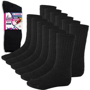 6 Pairs, Men's Merino Wool Thermal Winter Socks